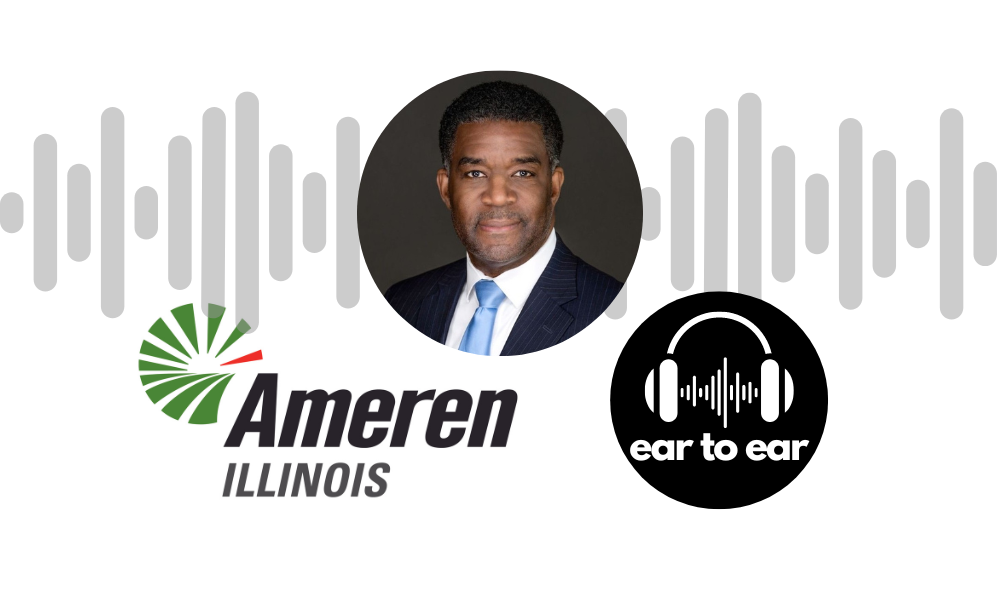 Banner: Headshot of Patrick Smith, Ameren Illinois and Ear to Ear logos